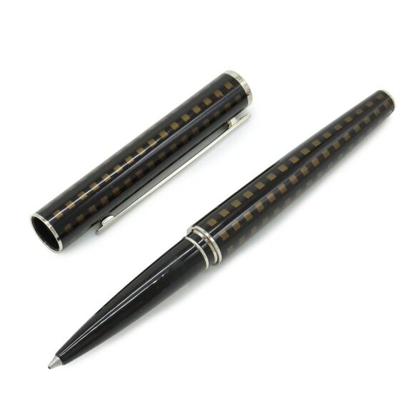Louis Vuitton Jet Rack Ballpoint Pen Cap Type Damier Plaid Pattern Dark Brown main image 5